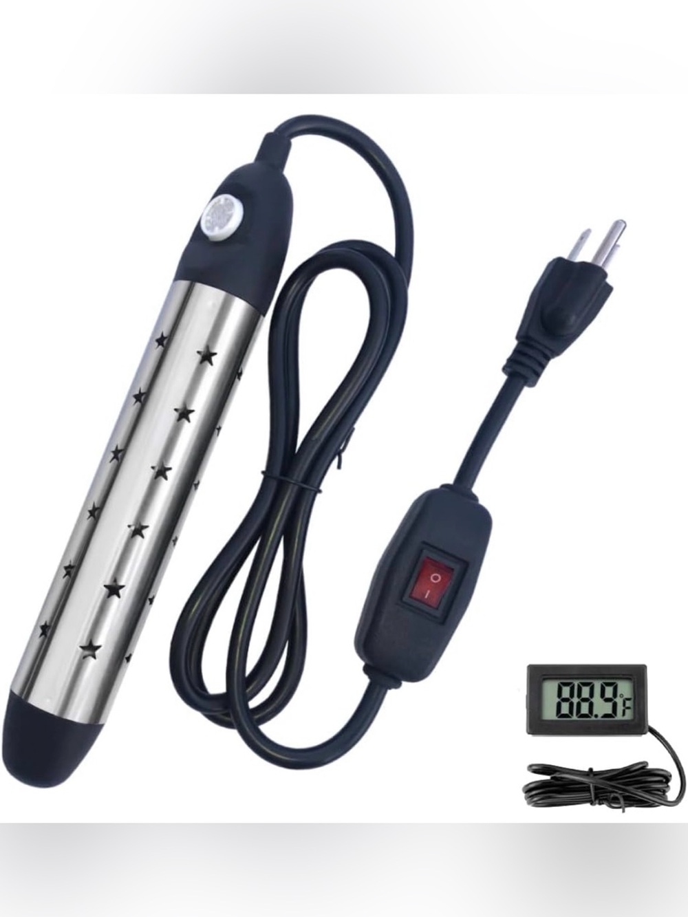 Portable Water Heater – Immersion Heater for Bathtub with Switch Control